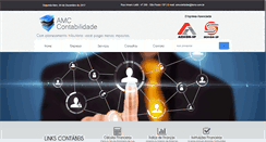 Desktop Screenshot of amccontabilidade.com.br